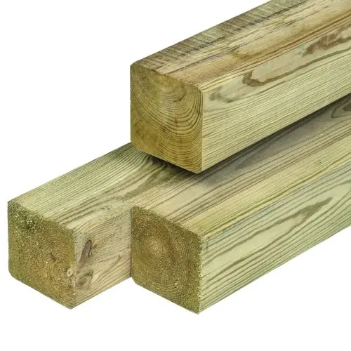 Direct Verzonden Tuinpaal geïmpregneerd grenen 8,8x8,8x300 cm