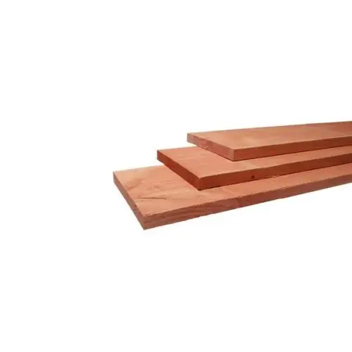 Schuttingplank douglas bezaagd groen geïmpregneerd 1,5x14x180 cm Direct Beschikbaar