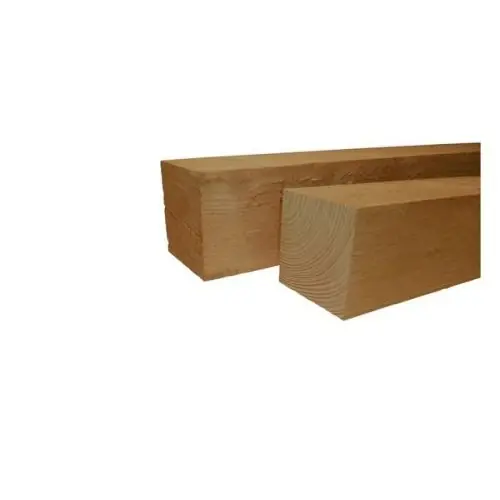 Tuinpaal douglas ongeschaafd groen geïmpregneerd 12x12 cm Gecertificeerd