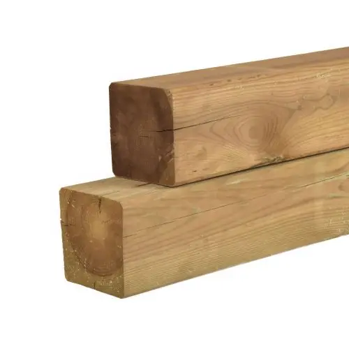 Actieprijs Tuinpaal grenen groen geïmpregneerd 14,5x14,5x400 cm