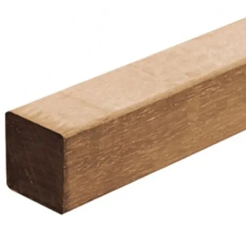 Tuinpaal hardhout azobé 8,5x8,5x275 cm glad geschaafd Beperkt Aanbod