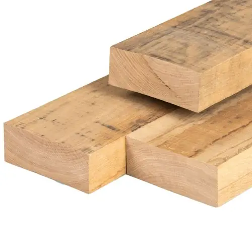 Eiken regel bezaagd 7x15x500 cm Speciale Aanbieding