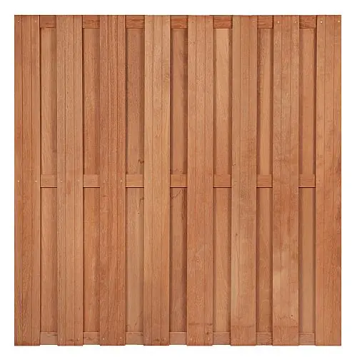 Laatste Versie Tuinscherm aanbieding 14 mm hardhout 180x180 cm