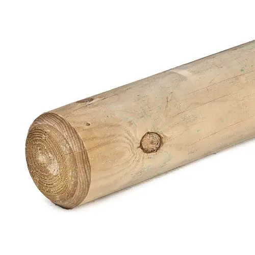 Direct Beschikbaar Ronde paal geïmpregneerd grenen rond 12 cm 500 cm
