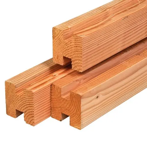 Actieprijs Stapelbouw tussenpaal douglas geschaafd 11,5x11,5x300 cm