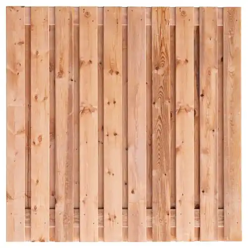 Aanbieding tuinscherm Red Class Wood 21-planks 180x180 cm recht Lage Kosten