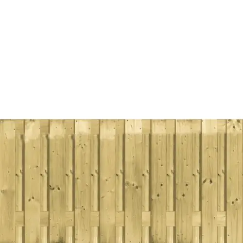 Tuinscherm geïmpregneerd vuren 90x180 cm 21-planks 133070 Hete Deal