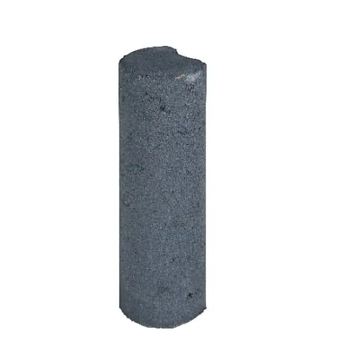 Palissadepalen met inkeping 8x25 cm zwart Tijdelijk Beschikbaar