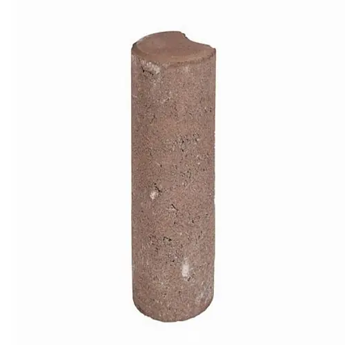 Palissadepalen met inkeping 8x35 cm bruin Hete Deal