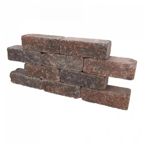 Catrock 31x11,5x10 cm bruin zwart getrommeld Lage Kosten