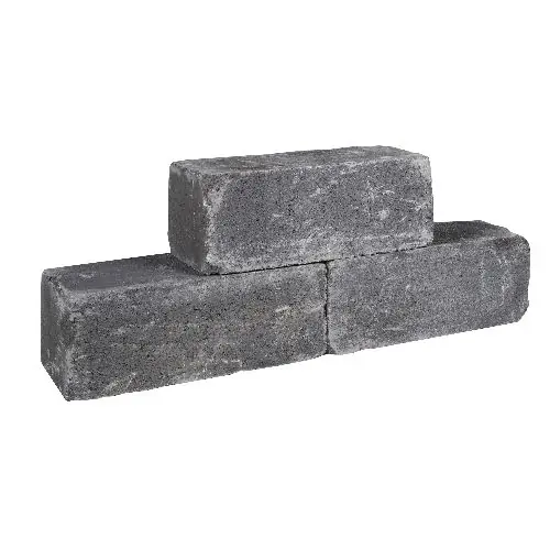 Weekendaanbieding Palinoblock getrommeld 60x15x15 cm antraciet