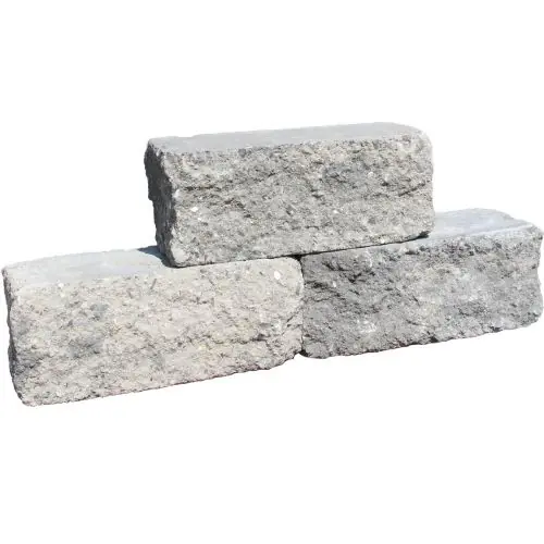 Cliff walling getrommeld 30x12x12 cm grijs zwart Tijdelijk Beschikbaar
