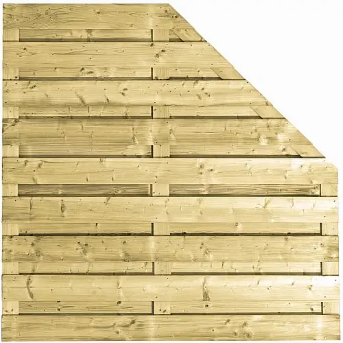 Tuinscherm geïmpregneerd vuren 180/90x180 cm 103282 Laatste Kans