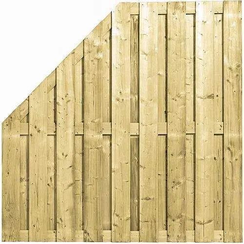 Tuinscherm geïmpregneerd vuren 90/180x180 cm 103282 Goedkoop