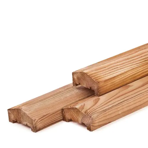 Afdeklat piramide red class wood recht 3-planks 180 cm Laatste Kans