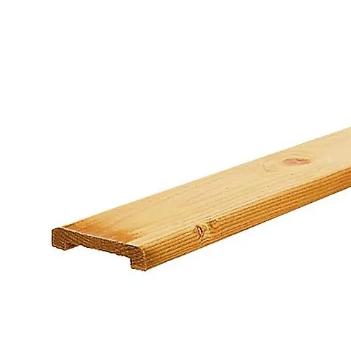 Voordeelprijs Vuren geïmpregneerd geschaafde afdekkap 1,9x9,6x181,5 cm t.b.v. recht- en toogscherm