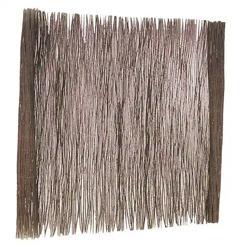 Wilgentenenmat 1 stengel dik met staaldraad gevlochten 100x200 cm Superprijs