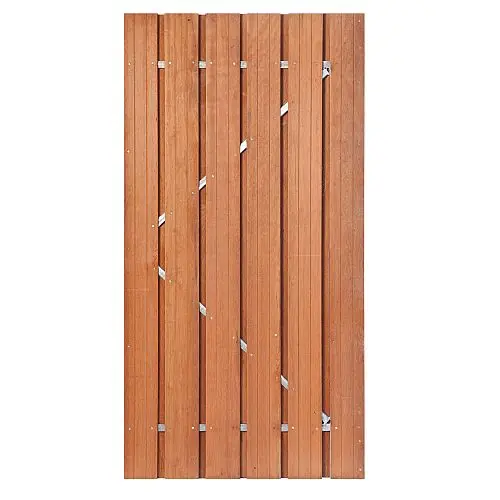 Tuindeur Privacy hardhout met slot 195x140 cm Finale Uitverkoop