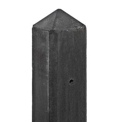Betonpaal Amstel antraciet lichtgewicht 10x10x280 cm diamantkop t-paal Bestseller