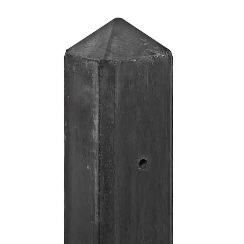 Betonpaal antraciet 10x10x308 cm diamantkop tussenpaal Koop Vandaag