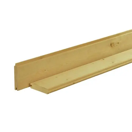 Scandinavisch vuren geschaafd blokhutprofiel 2,8x14,5x300 cm groen geïmpregneerd Rechtstreeks Van De Fabrikant