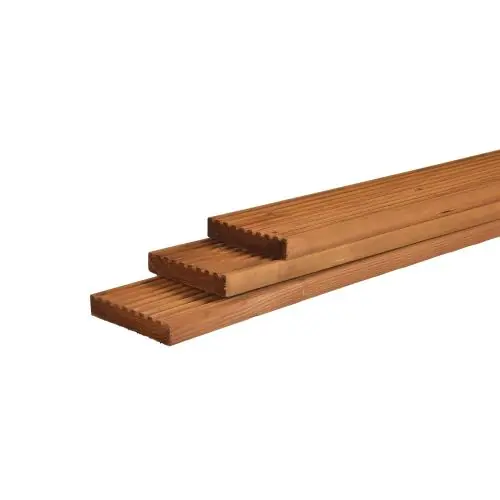 Dagaanbieding Vlonderplank vuren bruin geïmpregneerd 2,8x14,5x510 cm