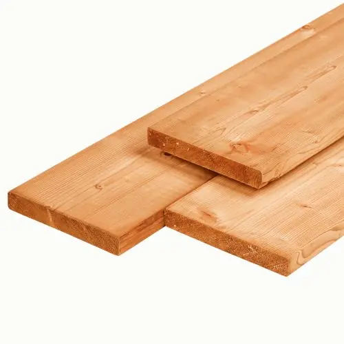 Vlonderplank red class wood geschaafd/bezaagd 2,8x19,5 cm Betrouwbaar