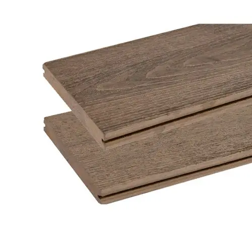Vlonderplank composiet vintage noot bruin 1,9x13,5x400 cm 135041 Beperkt Aanbod
