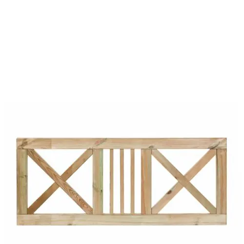 Fabrieksprijs Boerenland hek Grenen 75x180 cm 103327