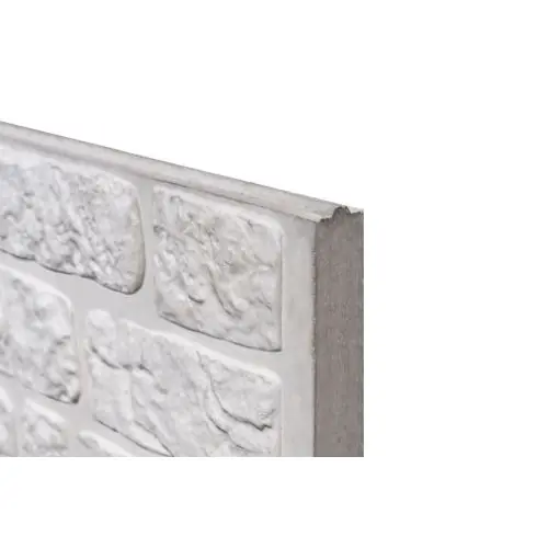 Betonnen onderplaat grijs 3,5x36x184 cm romiensmotief enkelzijdig Actieprijs