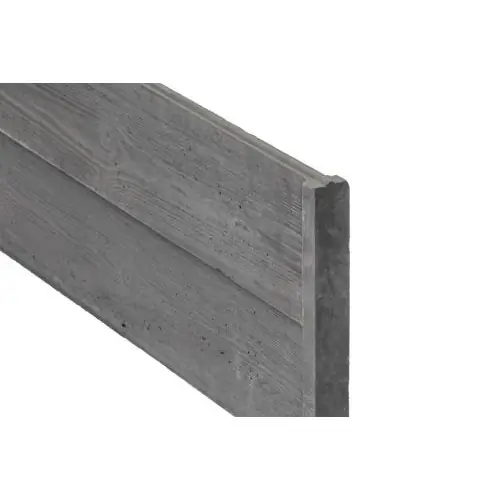 Betonnen onderplaat antraciet 3,5x26x184cm rabathout motief smal Voordeelprijs