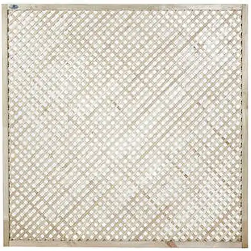 Beperkte Voorraad Grenen Trallies diagonaal 180x180 cm 103430
