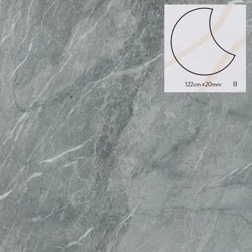 Fabrieksprijs Keramische staptegel Stone G model B rond 122x2 cm