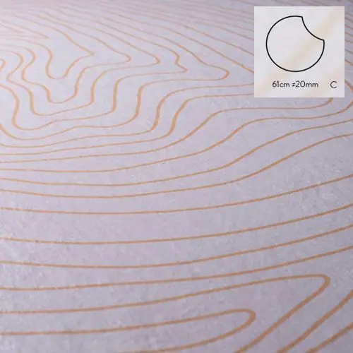 Keramische staptegel Dunes model C rond 61x2 cm Beperkte Voorraad