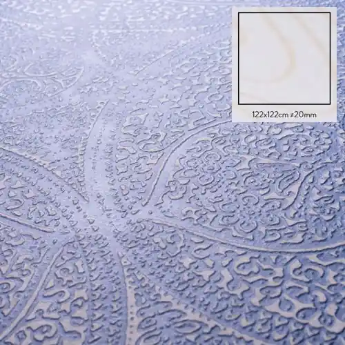 Lage Prijs Keramische staptegel Doily Blu Notte model A vierkant 122x122x2 cm