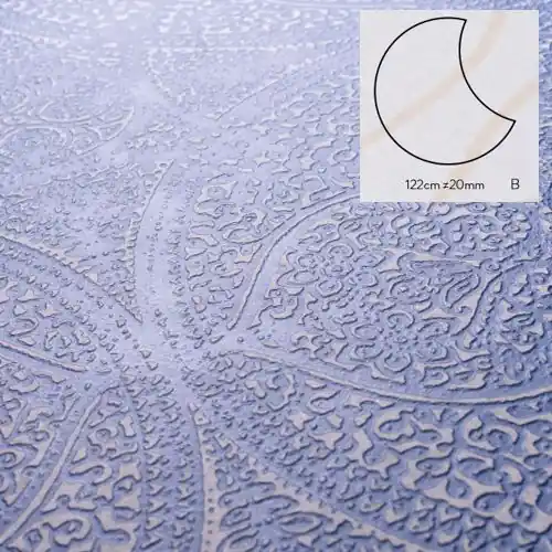 Favoriet Keramische staptegel Doily Blu Notte model B rond 122x2 cm