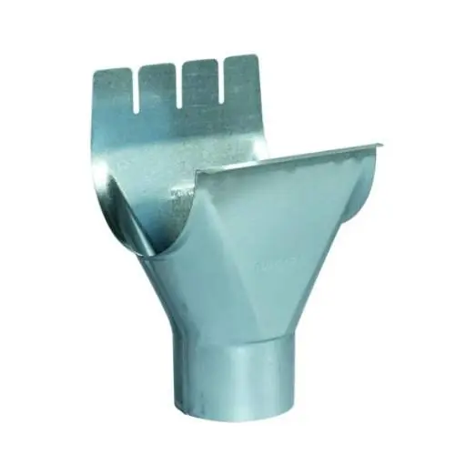 Verzinkte dakgoot 125 mm gootuitloop Betaalbaar