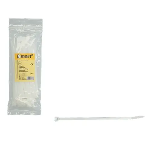 Kabelbinder 2,5x100 mm naturel Flitsaanbieding