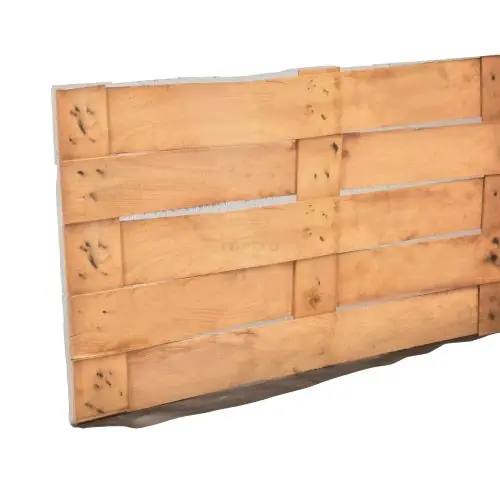 Robinia beschoeiingsschot met doek 50x200 cm Nieuw