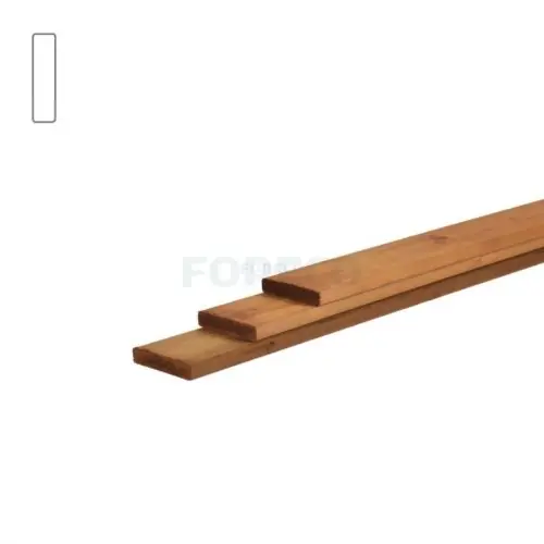 Betrouwbaar Stachetteregel vuren bruin geïmpregneerd 1,8x9,5x300 cm