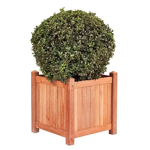 Teak bloembak Lombok 45x45x47 cm Tijdelijk Beschikbaar