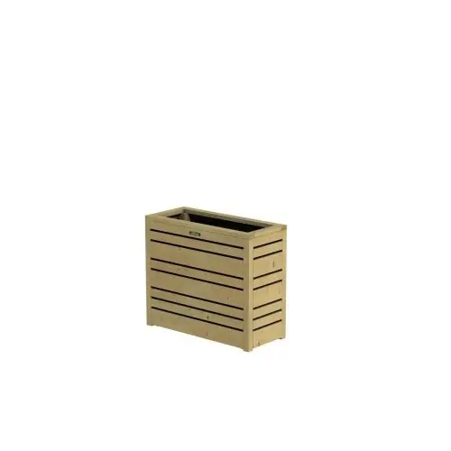 Express Levering Hillhout bloembak Flux 70x30x60 cm geïmpregneerd