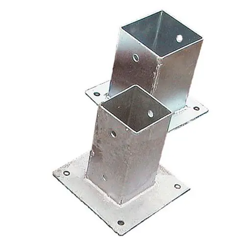 Hete Deal Paalhouder gegalvaniseerd 7,1x7,1 cm