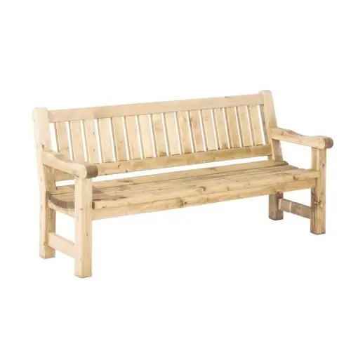 Populair Tuinbank Luuk 96x200x74 cm groen geïmpregneerd