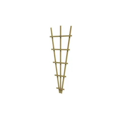 Lage Prijs Vuren V-trellis 27-75x189 cm groen geïmpregneerd