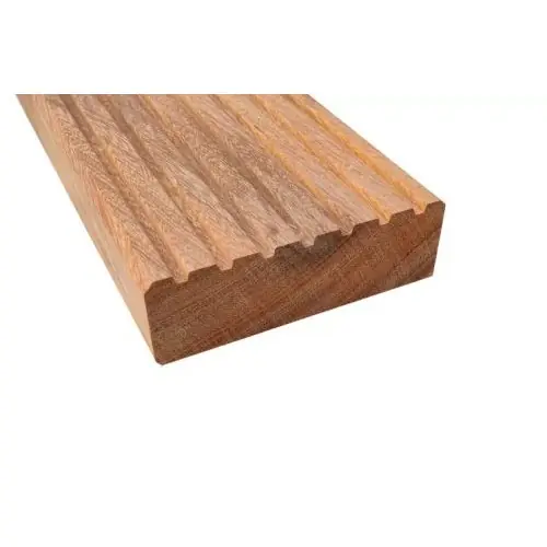 Populair Hardhouten brugdekdelen azobé 3,5x14x400 cm