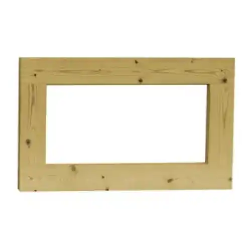 Vast raam met helder glas 71,2x43,8 cm groen geïmpregneerd Laatste Kans