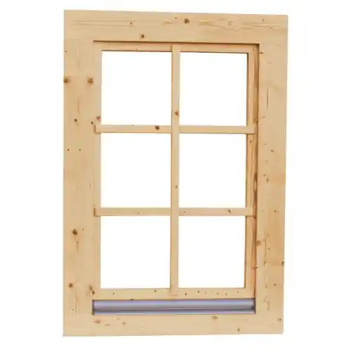 Superprijs Vuren draai-kiepraam met dubbelglas 84,4x120,4 cm
