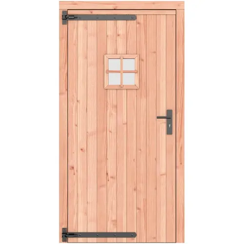 Douglas enkele deur 108x209 cm ld zwart beslag 1073257 Speciale Aanbieding