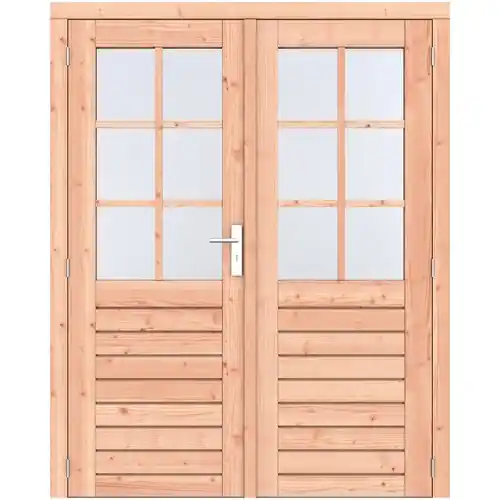 Laatste Versie Douglas dubbele deur Prestige 168x209 cm RVS beslag 1073280